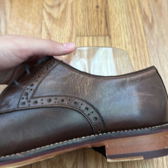 Johnston and Murphy Conard Plain Toe Mahogany 20-2234 Men’s Size 11M - Picture 9 of 13